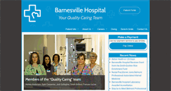 Desktop Screenshot of barnesvillehospital.com